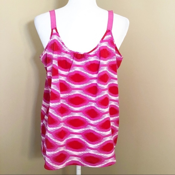 Macbeth Collection Red/Pink/White Tank - Large - Picture 3 of 8